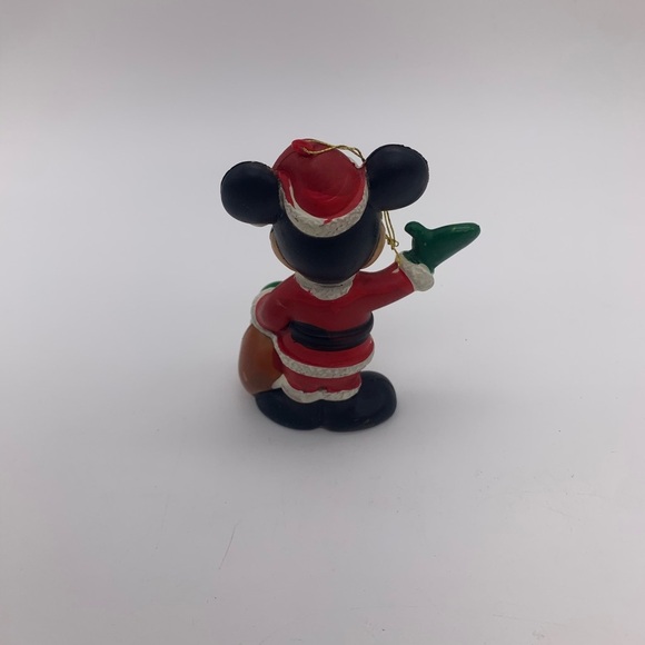 The Walt Disney Co. Mickey Mouse Santa Plastic Blow Mold Christmas Ornament - Picture 8 of 12